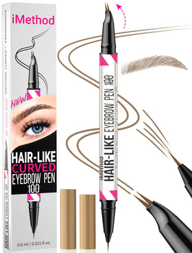 iMethod front packaging showing dual-ended brow pen benefits