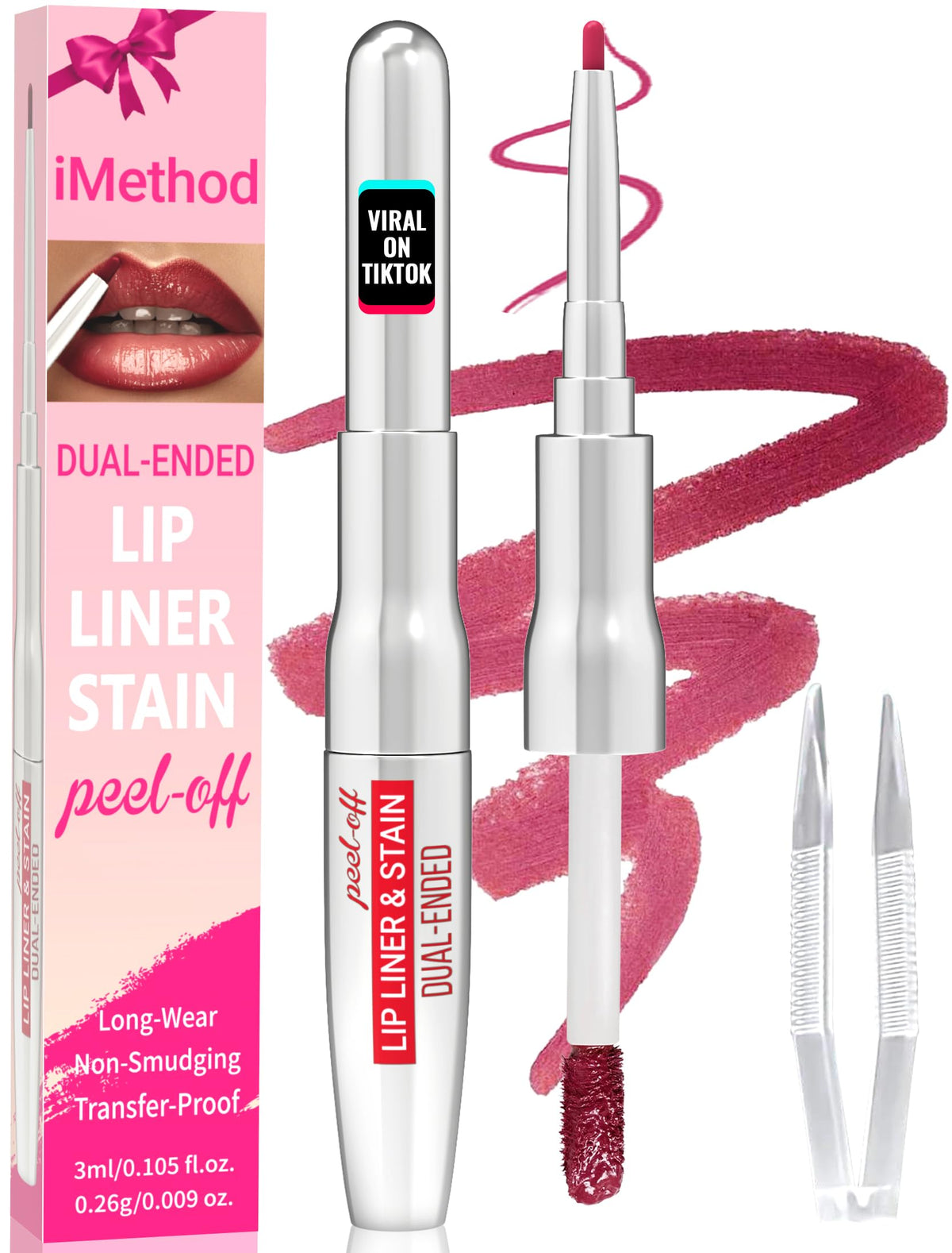 iMethod dual-ended product front showing precise and broad applicators