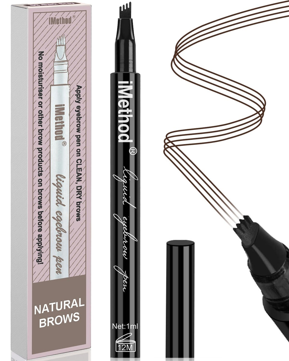 iMethod eyebrow pen front packaging showing shade and branding for quick selection