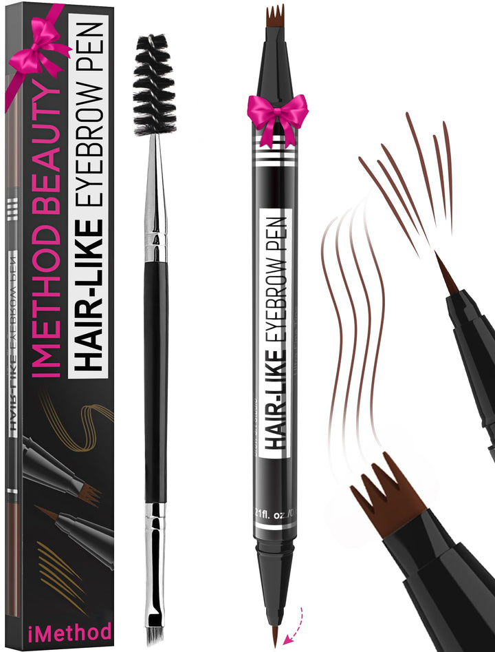 iMethod eyebrow pen front view showing sleek design and shade