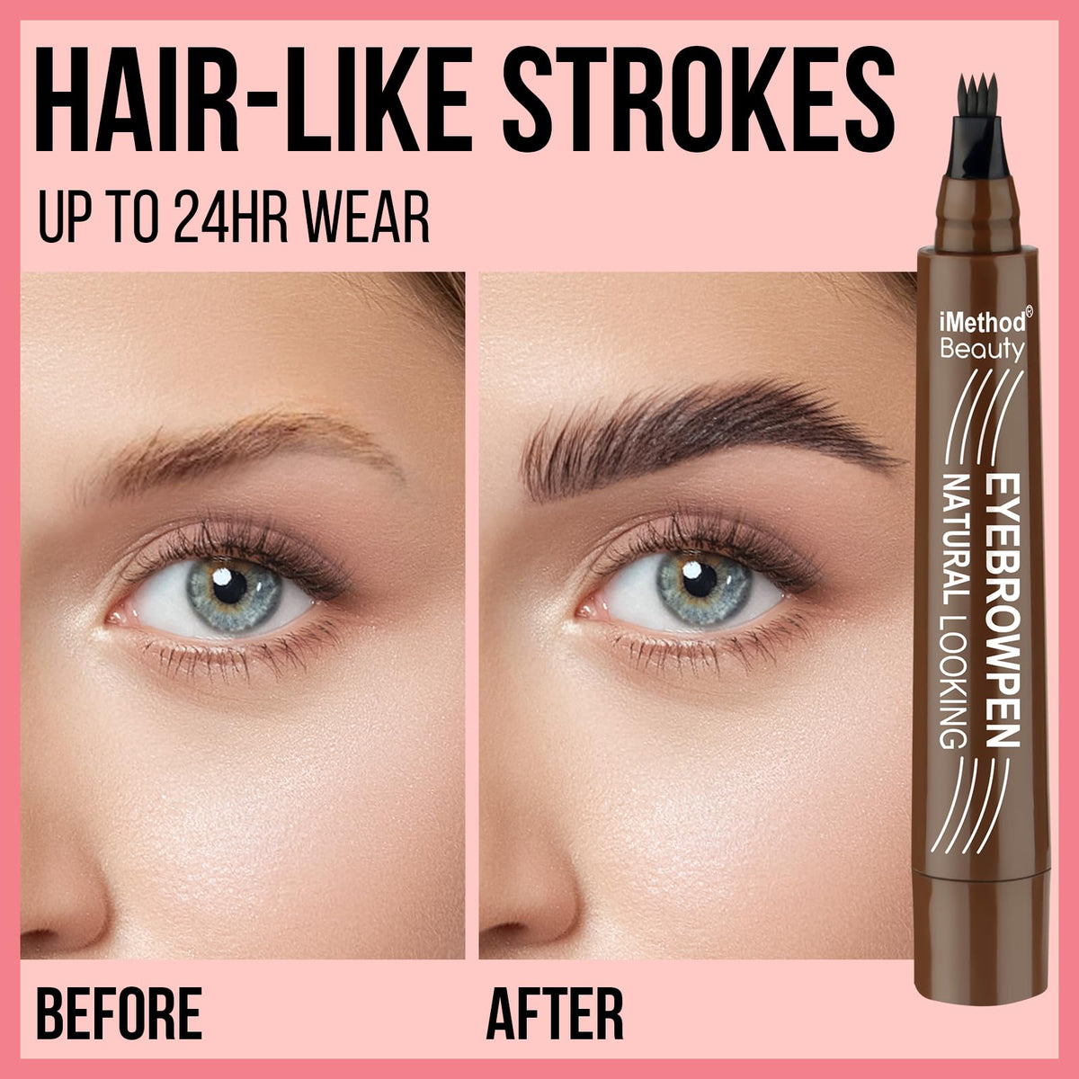iMethod close-up of four-fork tip for precise hair-like strokes