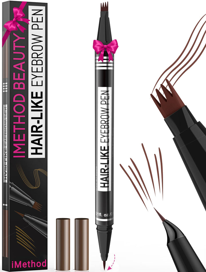 iMethod front packaging showing reddish brown shade and dual-ended benefits