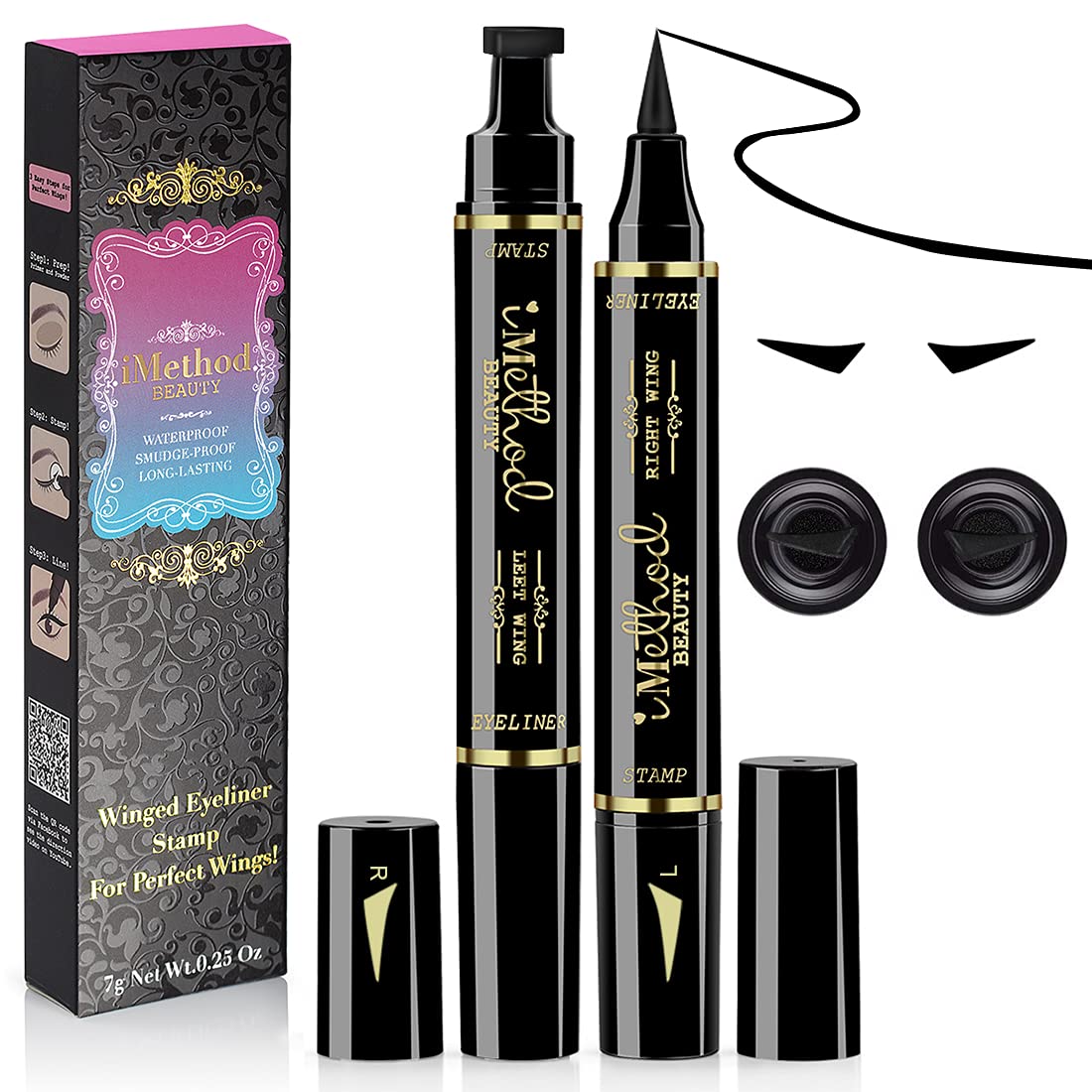 iMethod front packaging showing two pens and benefits
