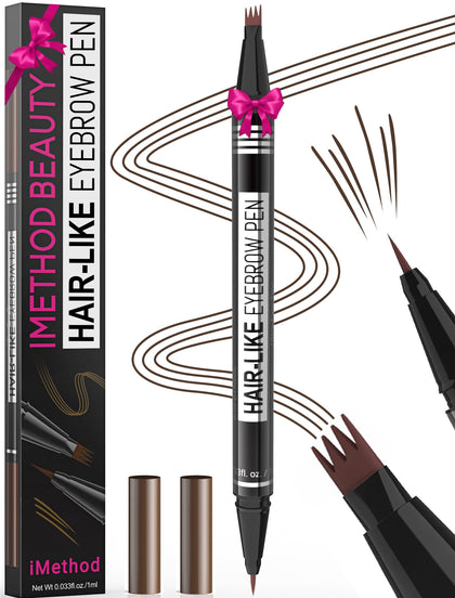iMethod front packaging showing dual-ended brow pen for easy definition