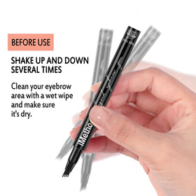 iMethod on a vanity near mirror and brushes suggesting everyday grooming convenience