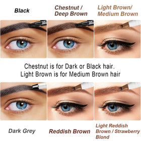 iMethod lifestyle model with defined brows illustrating natural look and all-day confidence