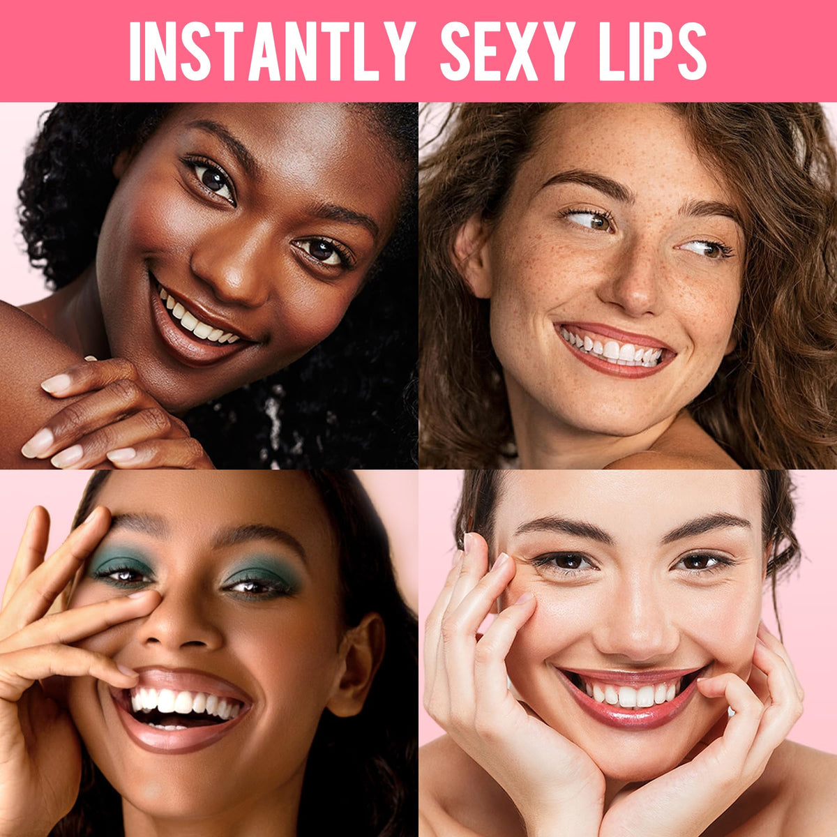 iMethod before and after lips showing natural long-lasting color boost