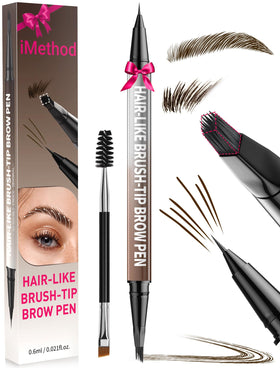 iMethod packaging and label shows product info and shade identification benefit