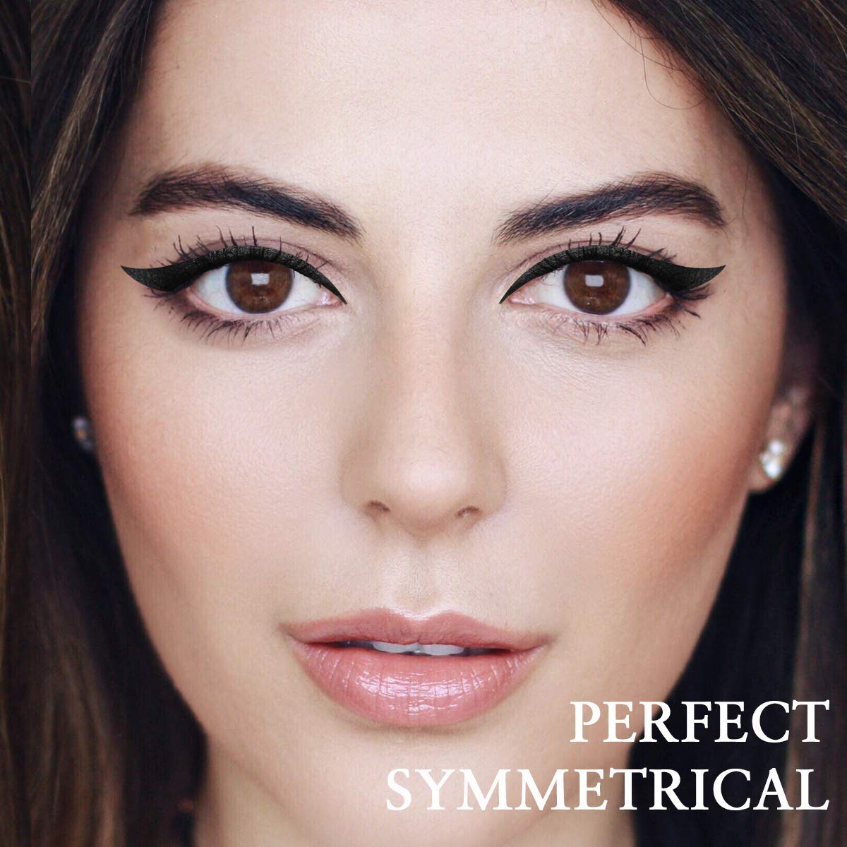 iMethod stamp in use application on outer eye demonstrating quick wing transfer