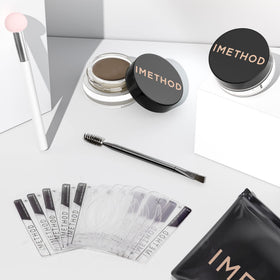 iMethod zippered pouch open with tools arranged highlighting portability and organization