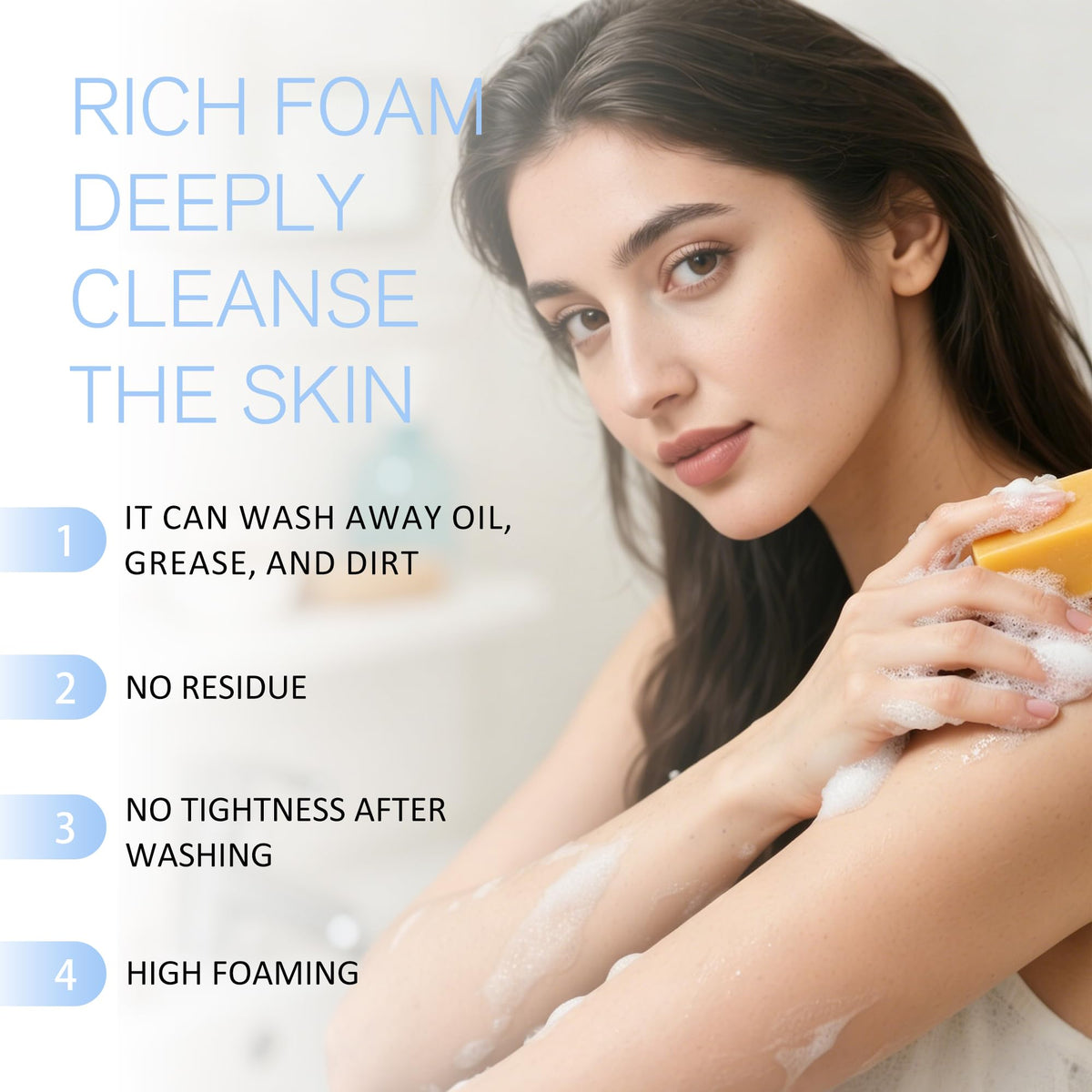 Imovoto ecolura close-up of salt texture highlighting gentle exfoliation