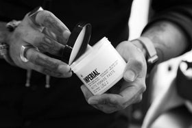 Imperial Barber product label and ingredient panel for transparent formulation