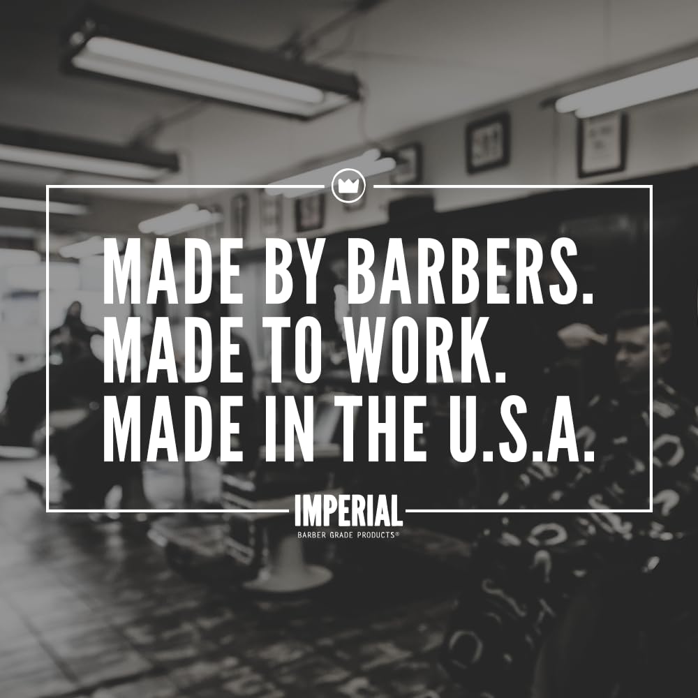 Imperial Barber Grade Products ingredients label highlighting water-soluble formula benefit
