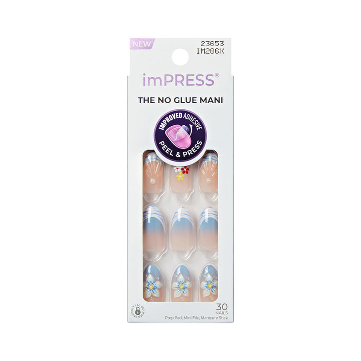 imPRESS front packaging showing Amerie design and included tools for instant mani