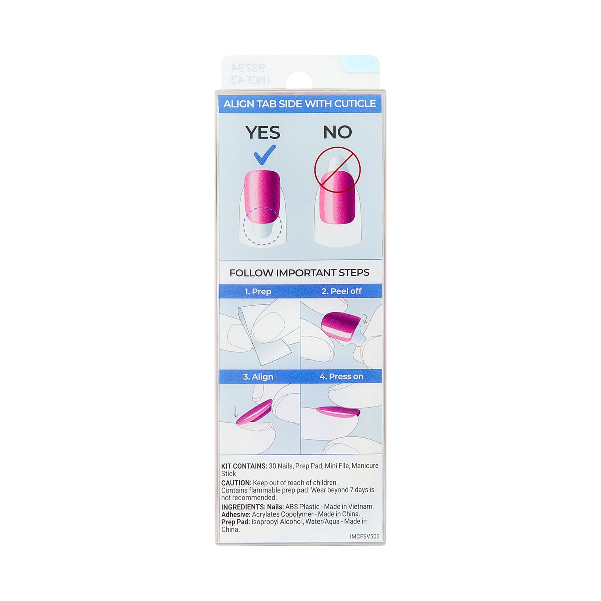 imPRESS nails on fingers beside a coin to show scale and realistic length