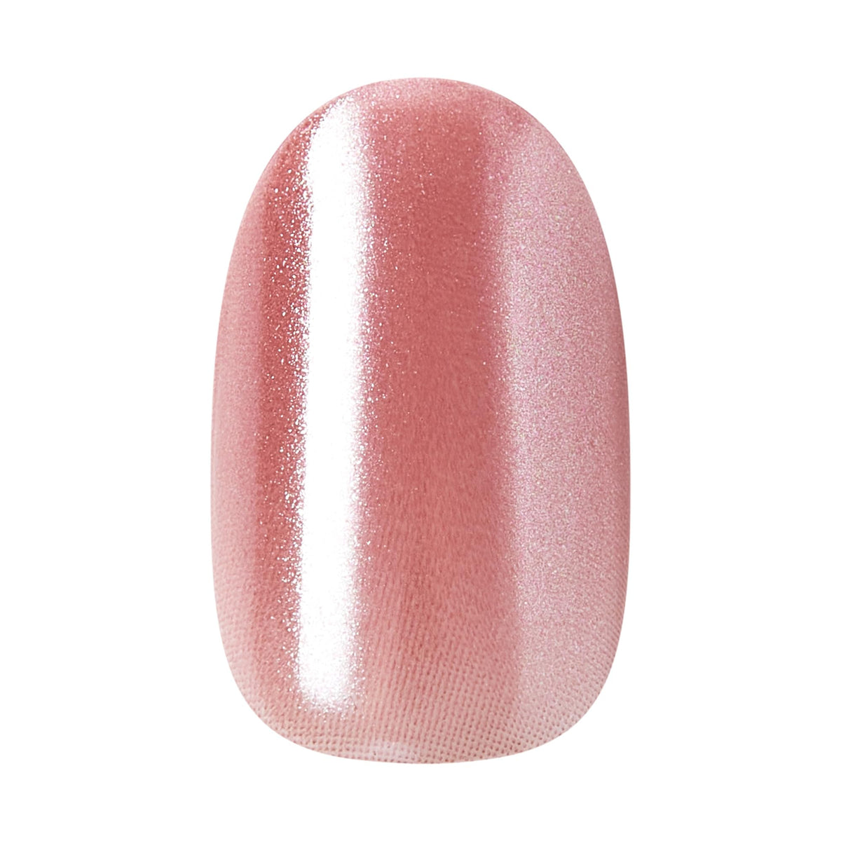 imPRESS pressing a nail onto natural nail demonstrating fast no-glue application