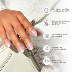 imPRESS size comparison display showing multiple nail sizes for precise fit
