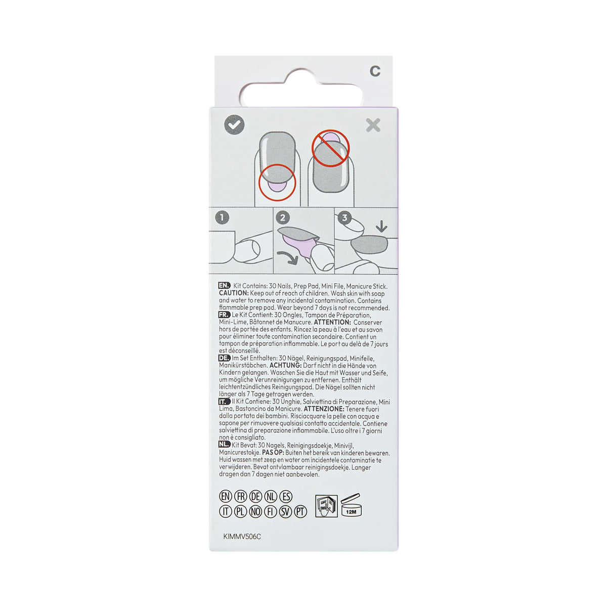 imPRESS packaging and instruction sheet showing included components for straightforward setup
