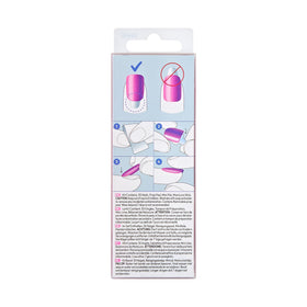 imPRESS removed nail back showing pre-applied adhesive for gentle removal