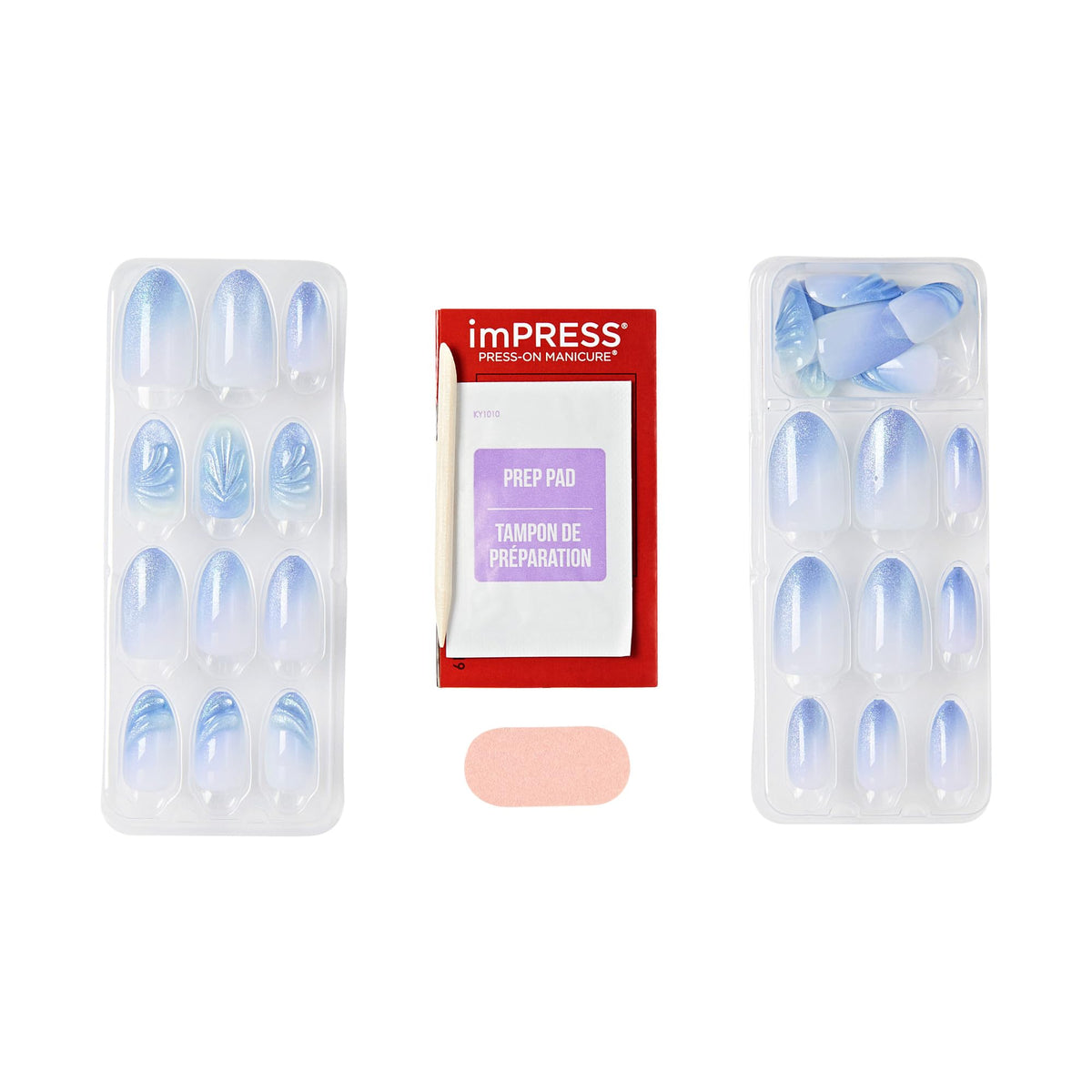 imPRESS back label showing included contents and usage guidance