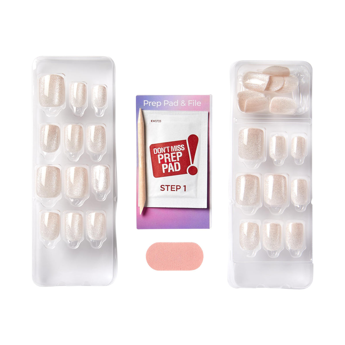 imPRESS mini file shaping a nail edge for a seamless salon-style finish