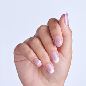 imPRESS spread of 30 nails laid out by size, easy selection and custom fit benefit