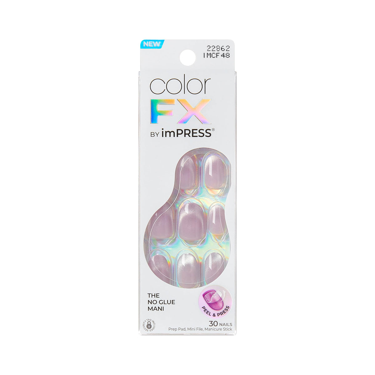 imPRESS front packaging showing Diamond Drip set and color details, fast application benefit