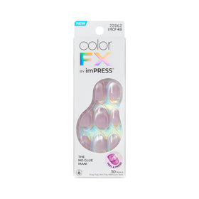 imPRESS front packaging showing Diamond Drip set and color details, fast application benefit