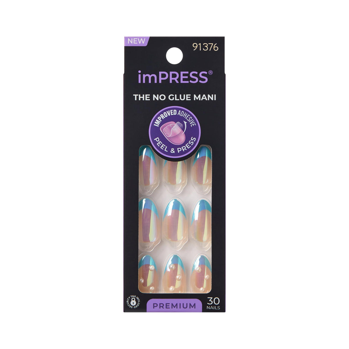 imPRESS front packaging shows Best Life blue design and instant mani benefit
