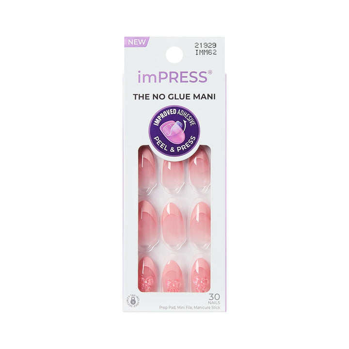 imPRESS front packaging showing 'Glow Muse' design and benefits