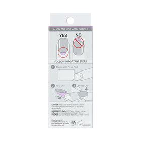 imPRESS instruction sheet and backing stickers for easy use