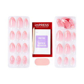 imPRESS prep pad, manicure stick, and mini file for quick prep