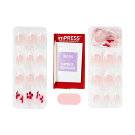 imPRESS included tools prep pad file and manicure stick shown
