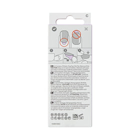 imPRESS instruction sheet close-up showing simple steps for peel, press and go application