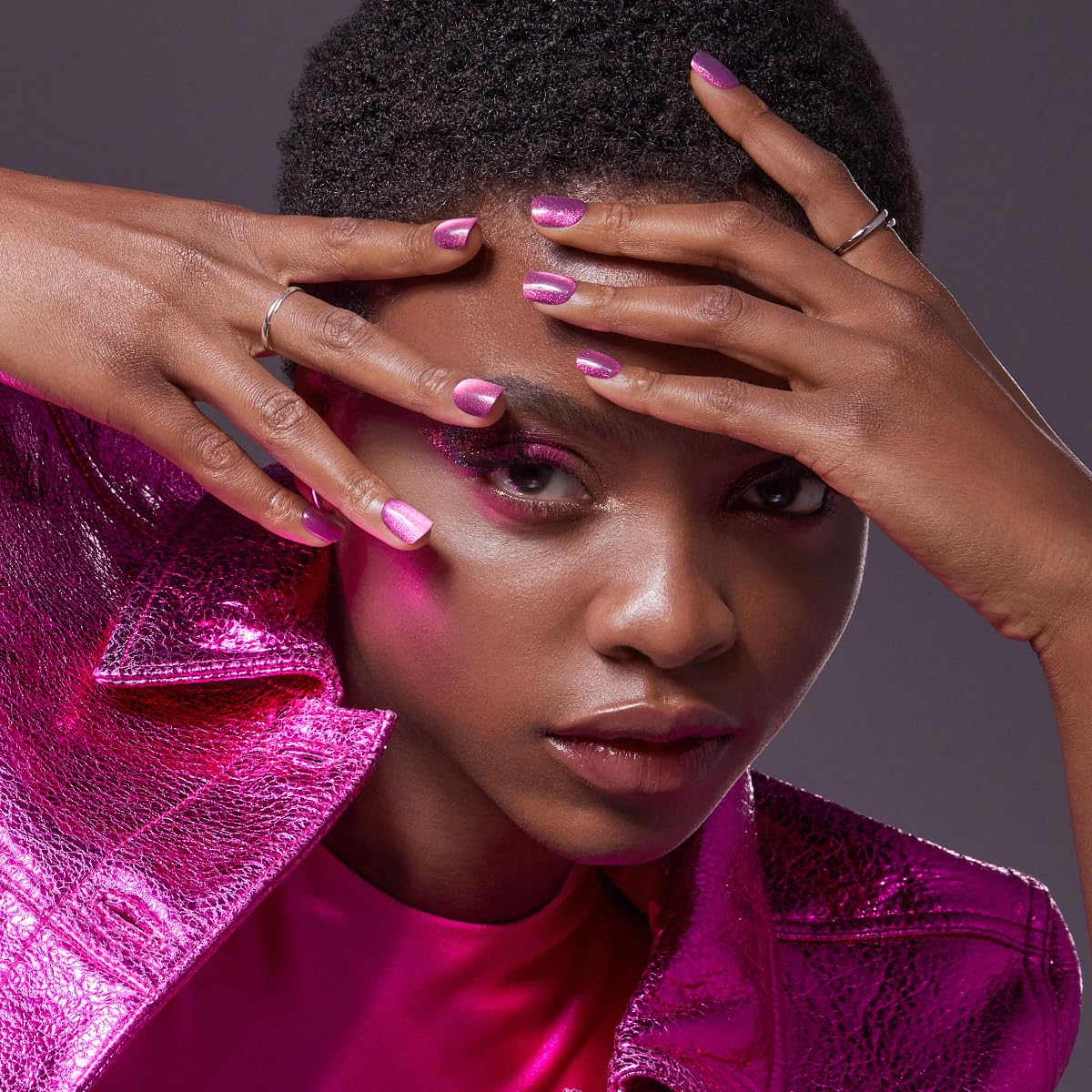 imPRESS nails being pressed on a finger for quick application benefit