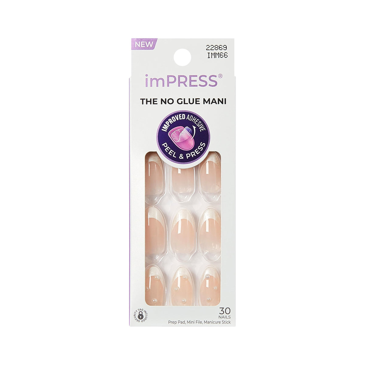 imPRESS front packaging showing 'Chills' white design and quick mani benefit
