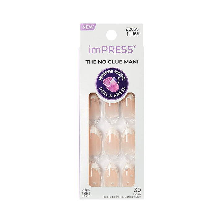 imPRESS front packaging showing 'Chills' white design and quick mani benefit
