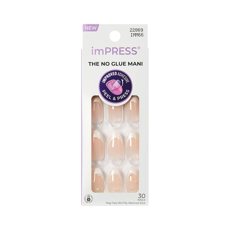 imPRESS front packaging showing 'Chills' white design and quick mani benefit