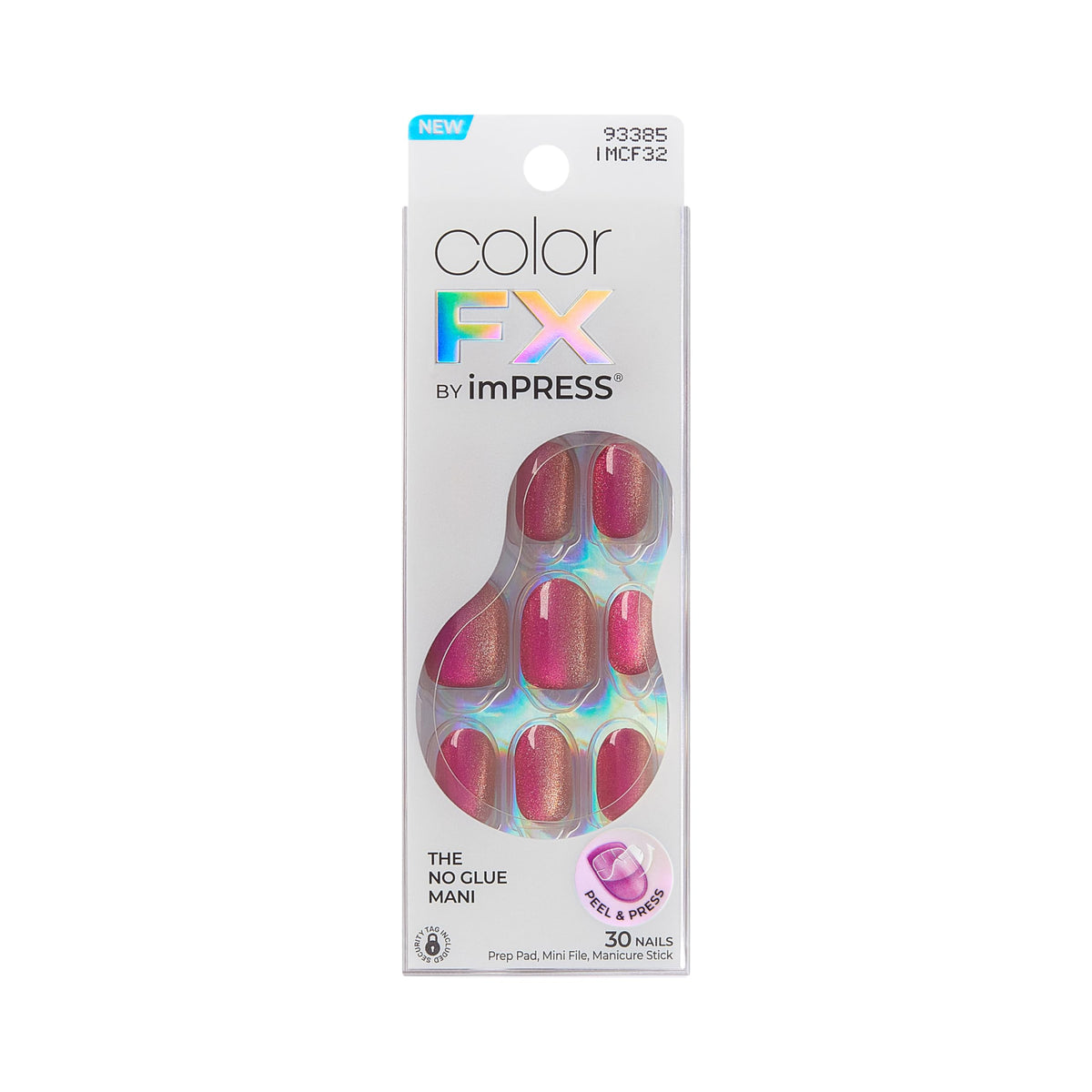 imPRESS Kiss front packaging showing pearlescent nails and kit benefits