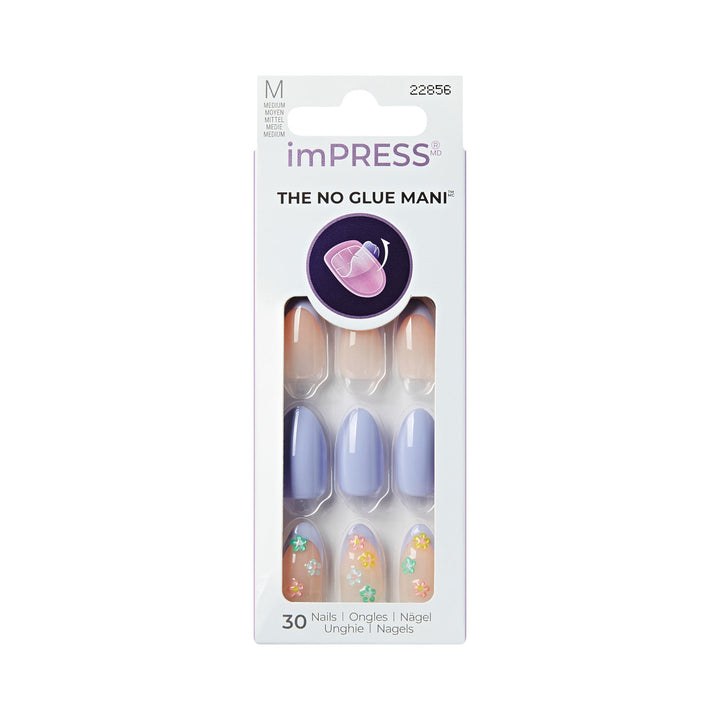 imPRESS front packaging showing Pastel Bloom nails and kit contents for easy styling