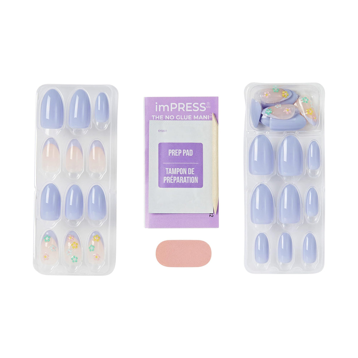 imPRESS nails applied on hand showcasing quick no-glue application and polished finish