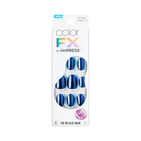 imPRESS front packaging showing Reconnect press-on nails and kit contents for quick mani