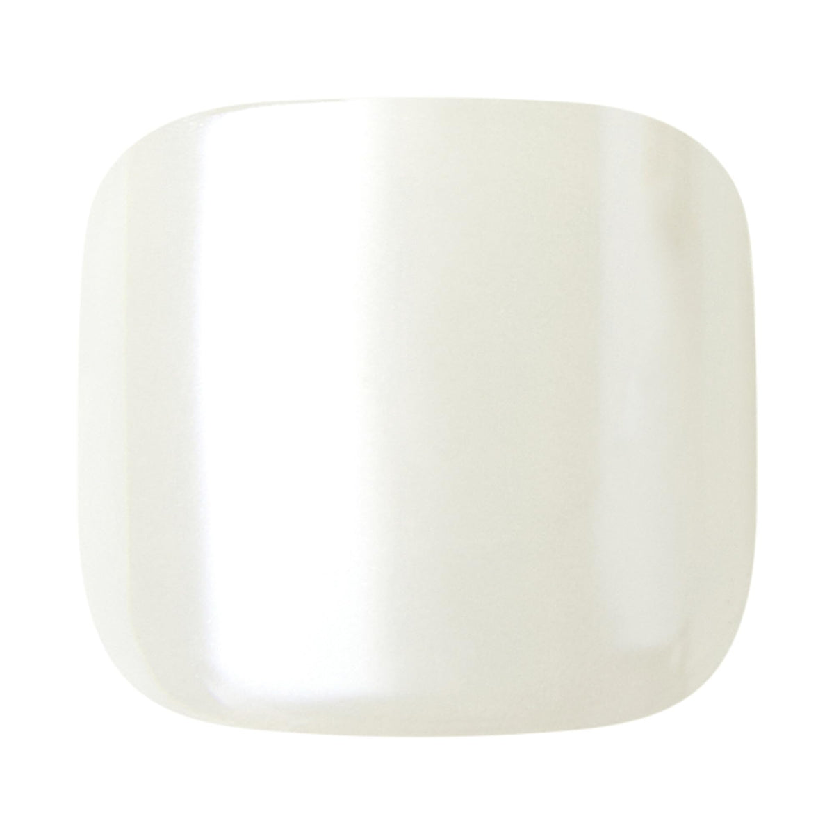 imPRESS close-up of pearlescent white finish highlighting glossy salon shine