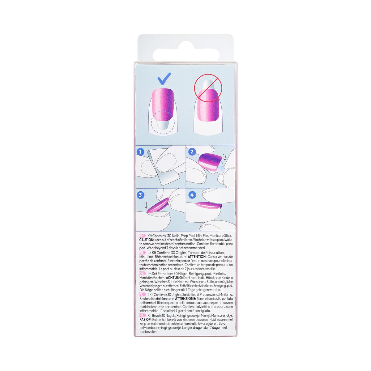 imPRESS nails packed compactly for travel and on-the-go touch-ups