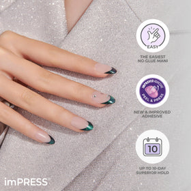 imPRESS side view showing glossy gel-like finish and durability
