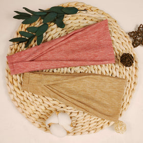IMYORT headband used during skincare routine keeping hair neatly away