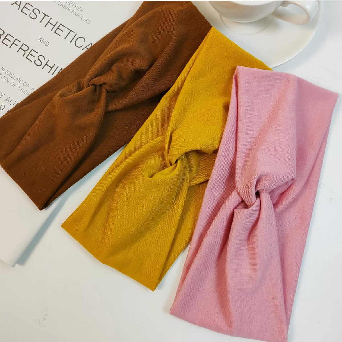 IMYORT assortment of twelve colors laid flat showing versatile styling options