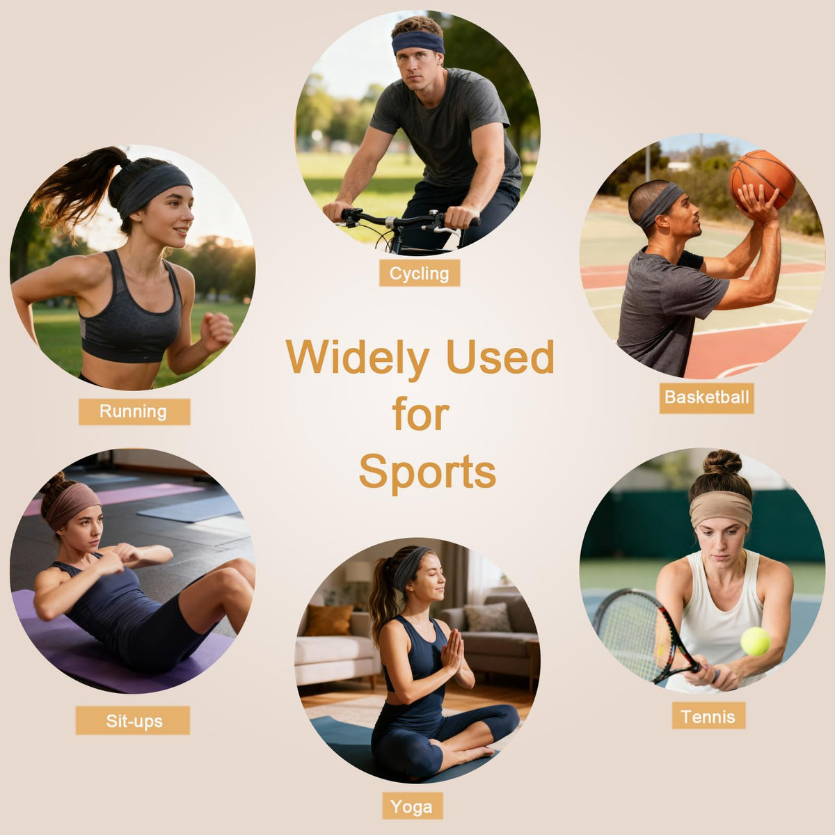 IMYORT headband in hand to show length and width for sizing clarity