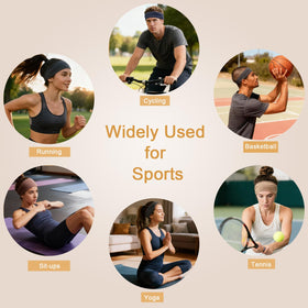 IMYORT headband in hand to show length and width for sizing clarity