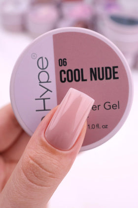 IN.HYPE gel on a nail form while sculpting to build extension and shape